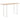 Picioare de masă de bar în formă de U, 2 buc., alb, 40 x (100-101) cm, oțel