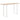 Picioare de masă de bar în formă de U, 2 buc., alb, 50x(100-101) cm, oțel