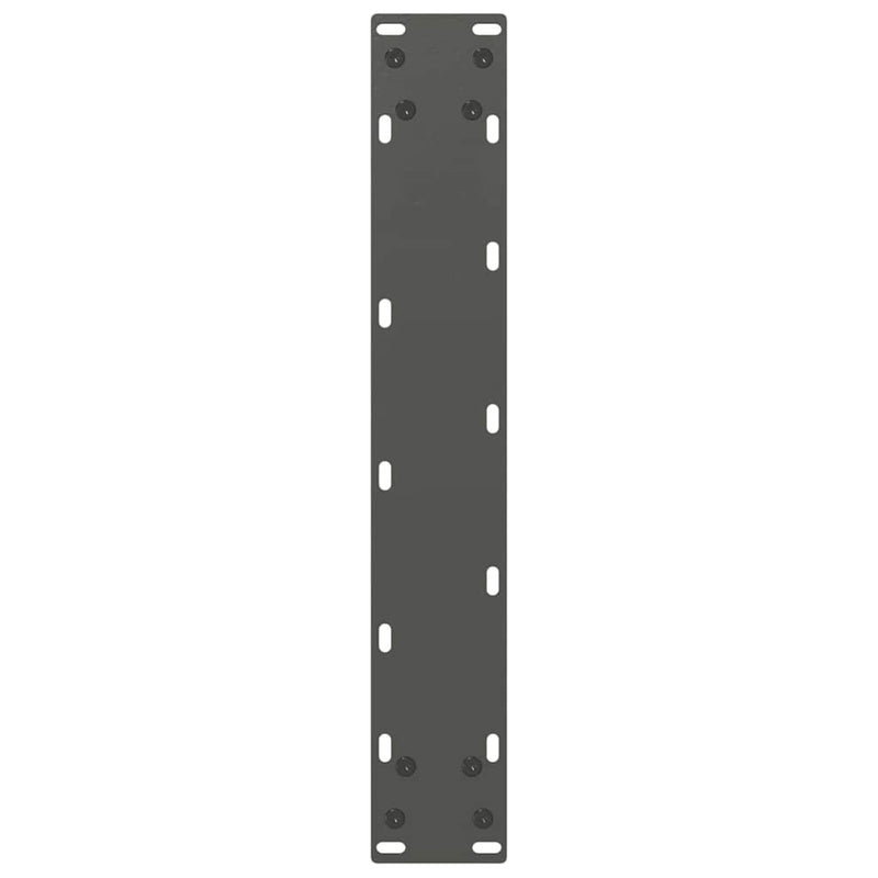 Picioare de masă de bar în formă de U, 2 buc., antracit, 50x(100-101) cm, oțel