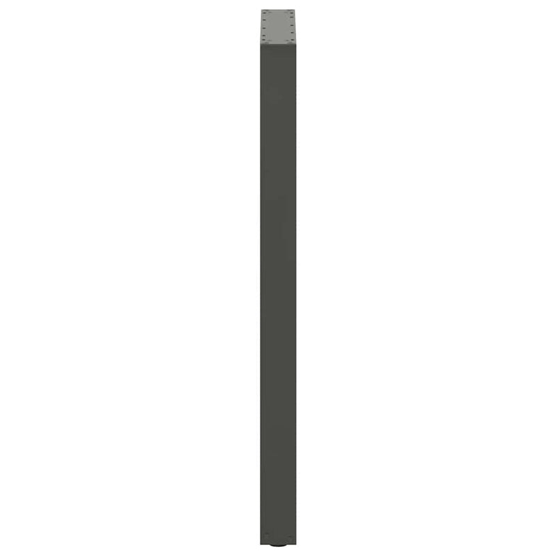 Picioare de masă de bar în formă de U, 2 buc., antracit, 60x(110-111) cm, oțel