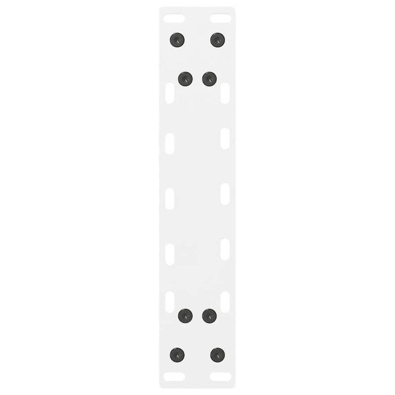 Picioare pentru măsuță de cafea, albe, 2 buc., 40x(30-31) cm, oțel
