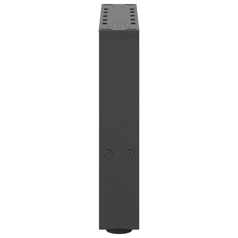 Picioare pentru măsuță de cafea antracit, 2 buc., 40x(30-31) cm, oțel