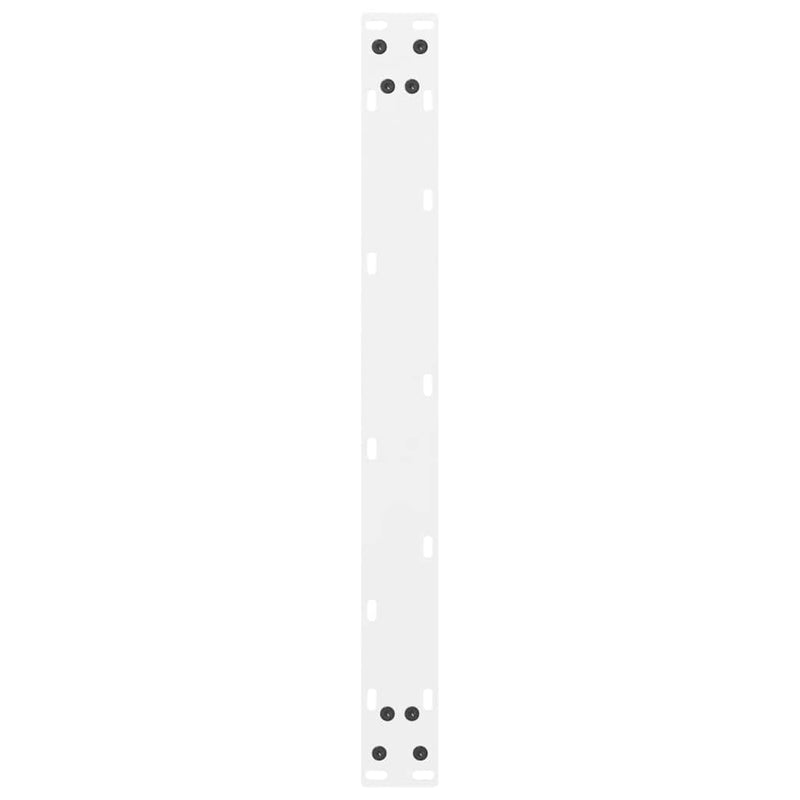 Picioare pentru măsuță de cafea, albe, 2 buc., 70x(30-31) cm, oțel