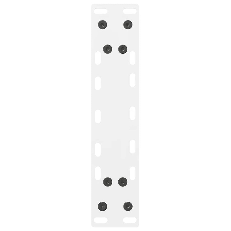 Picioare masă consolă, albe, 2 buc., 28x(72-73) cm, oțel