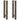 Picioare masă consolă oțel natural 2 buc 38x(72-73) cm oțel