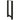 Picioare de masă de bar, negre, 2 buc., 60 x (100-101) cm, oțel