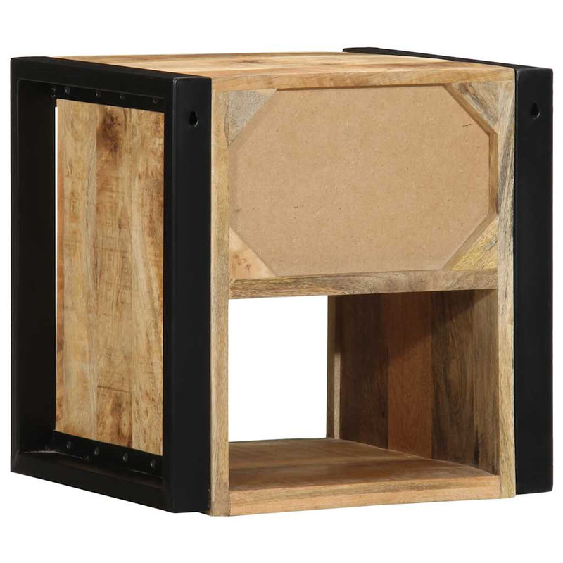 Noptiere 2 buc 40x35x40 cm lemn masiv de mango