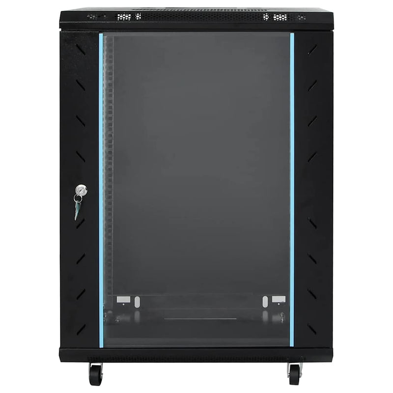 Dulap de server, 15U, 19" IP20, negru, 60x45x86 cm