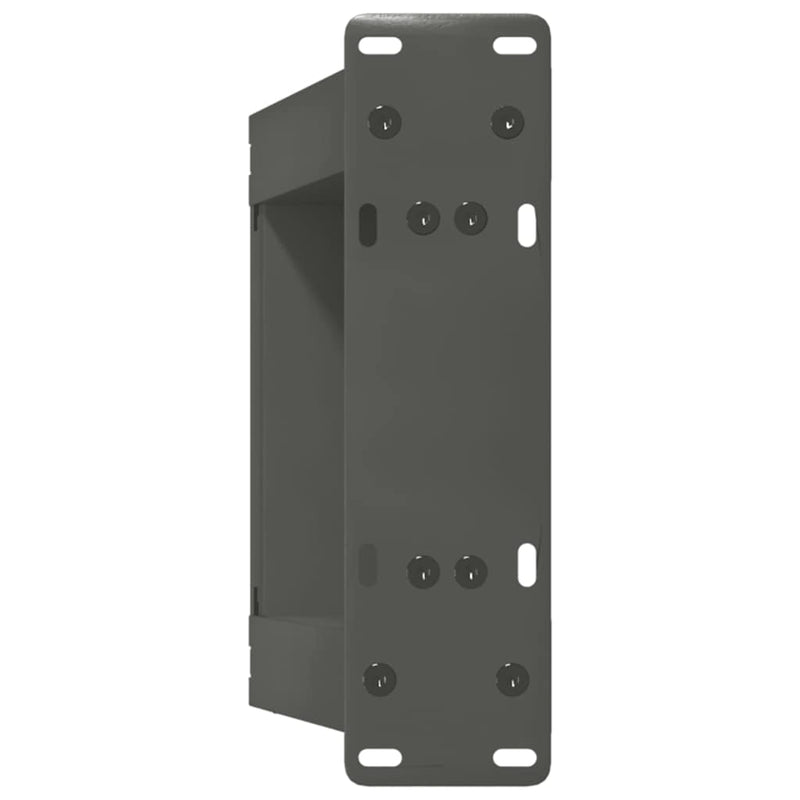 Picioare pentru măsuță de cafea în formă de U, 2 buc., antracit, 30x(30-31) cm, oțel