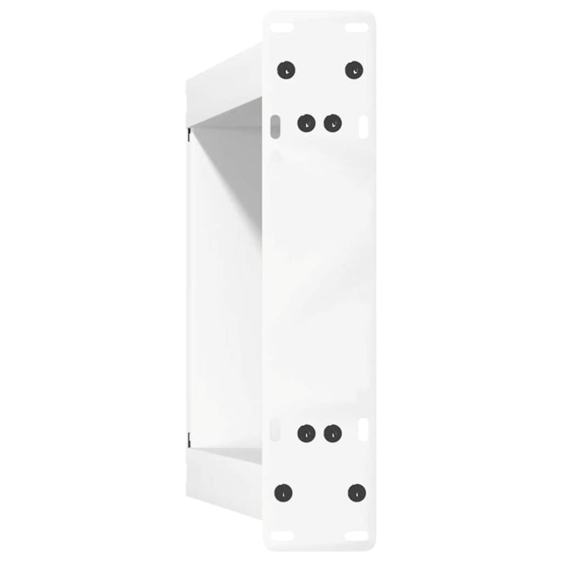 Picioare pentru măsuță de cafea în formă de U, 2 buc., alb, 28x(42-43) cm, oțel