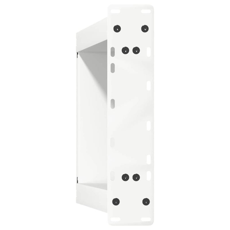 Picioare pentru măsuță de cafea în formă de U, 2 buc., alb, 38x(42-43) cm, oțel