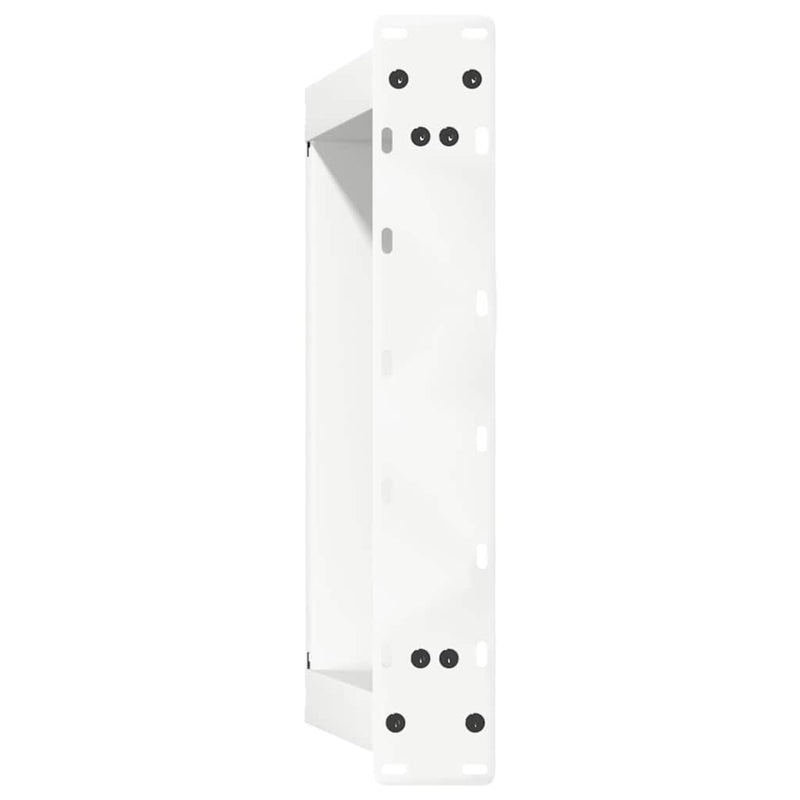 Picioare pentru măsuță de cafea în formă de U, 2 buc., alb, 50x(42-43) cm, oțel