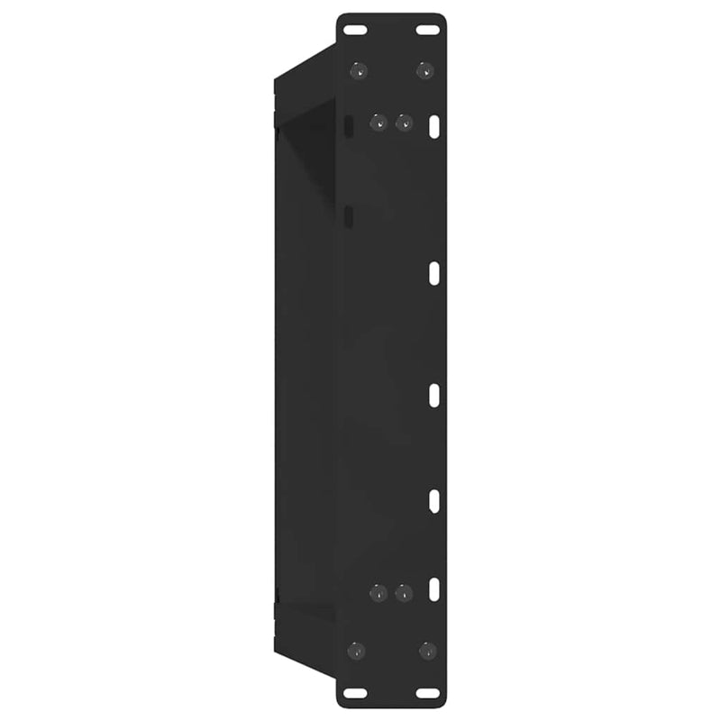 Picioare pentru măsuță de cafea în formă de U, 2 buc., negru, 60x(42-43) cm, oțel