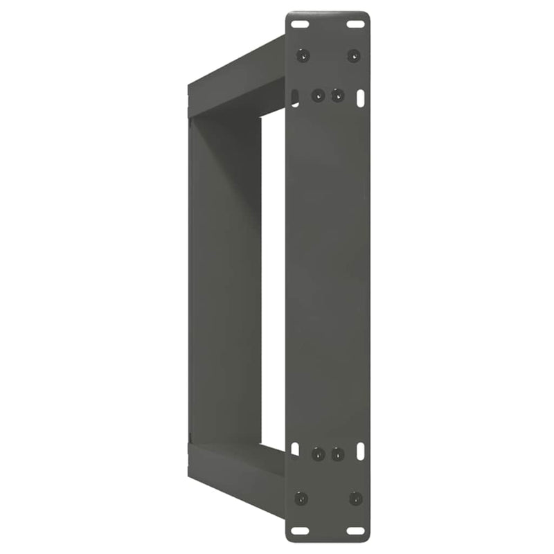 Picioare de masă consolă în formă de U, 2 buc., antracit, 28x(72-73) cm, oțel