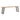 Picioare de masă consolă în formă de U, 2 buc., oțel natural, 28x(72-73) cm