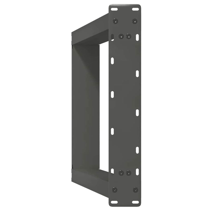 Picioare de masă consolă în formă de U, 2 buc., antracit, 38x(72-73) cm, oțel