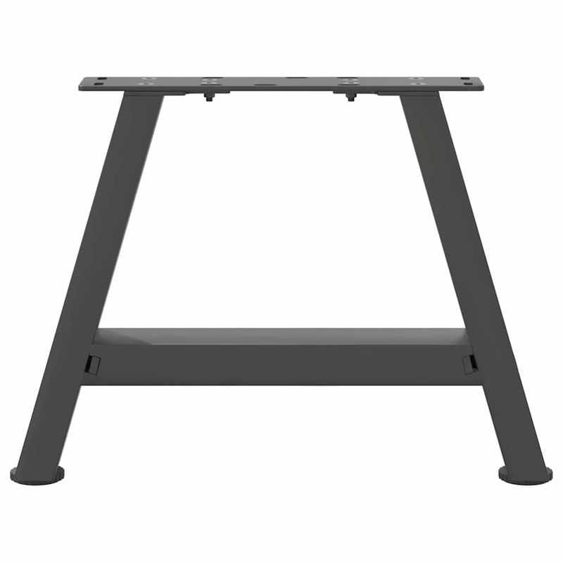 Picioare pentru măsuță de cafea în formă de A, 2 buc., antracit, 30x(30-31) cm, oțel