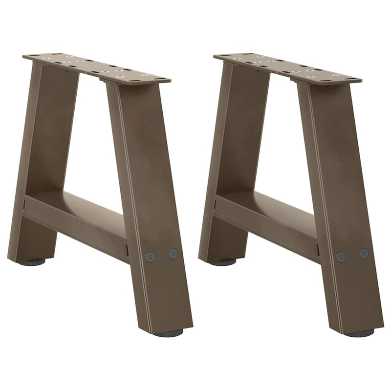 Picioare pentru măsuță de cafea în formă de A, 2 buc., 30x(30-31) cm, oțel