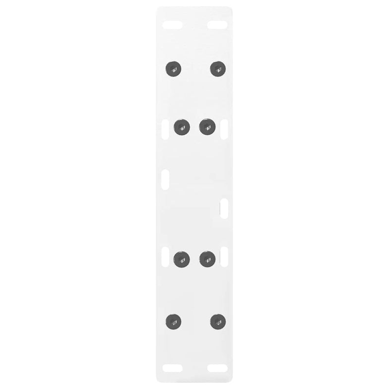 Picioare pentru măsuță de cafea în formă de A, 2 buc., alb, 40x(30-31) cm, oțel