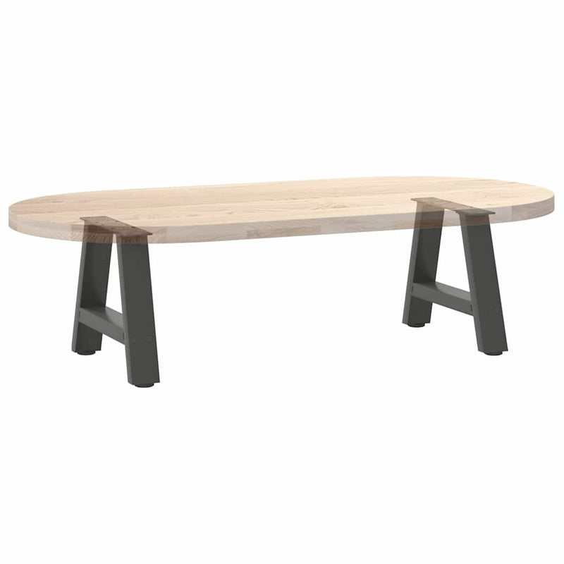 Picioare pentru măsuță de cafea în formă de A, 2 buc., antracit, 40x(30-31) cm, oțel