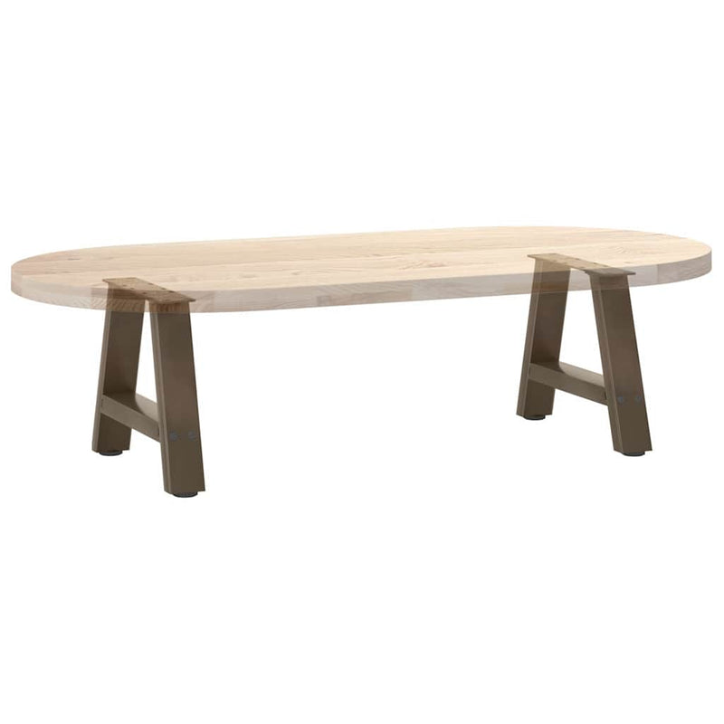 Picioare pentru măsuță de cafea în formă de A, 2 buc., 40x(30-31) cm, oțel