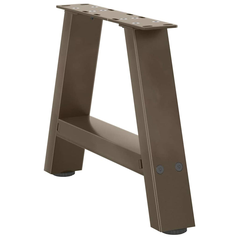 Picioare pentru măsuță de cafea în formă de A, 2 buc., 50x(30-31) cm, oțel