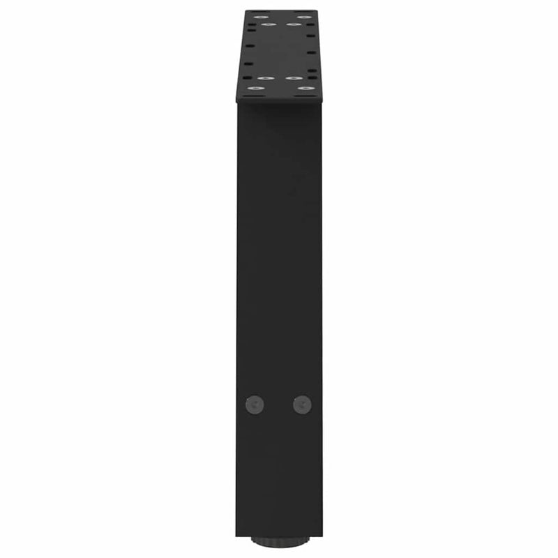 Picioare pentru măsuță de cafea în formă de A, 2 buc., negru, 60x(30-31) cm, oțel