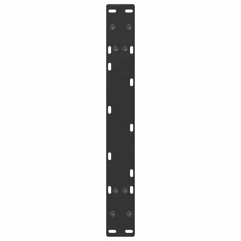 Picioare pentru măsuță de cafea în formă de A, 2 buc., negru, 60x(30-31) cm, oțel