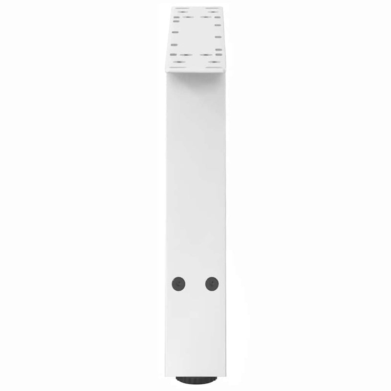 Picioare pentru măsuță de cafea în formă de A, 2 buc., alb, 60x(30-31) cm, oțel