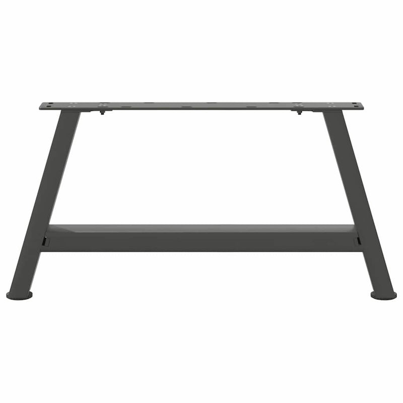 Picioare pentru măsuță de cafea în formă de A, 2 buc., antracit, 60x(30-31) cm, oțel