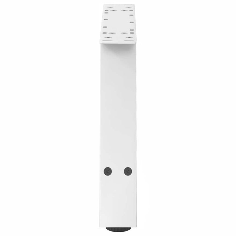 Picioare pentru măsuță de cafea în formă de A, 2 buc., alb, 70x(30-31) cm, oțel