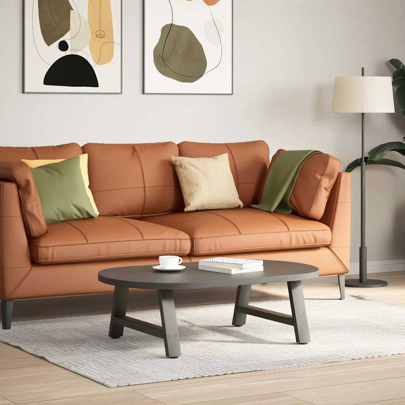 Picioare pentru măsuță de cafea în formă de A, 2 buc., antracit, 70x(30-31) cm, oțel