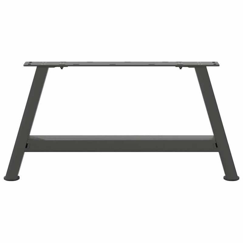 Picioare pentru măsuță de cafea în formă de A, 2 buc., antracit, 70x(30-31) cm, oțel