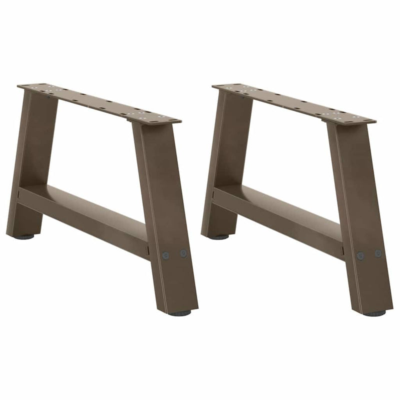 Picioare pentru măsuță de cafea în formă de A, 2 buc., 70x(30-31) cm, oțel