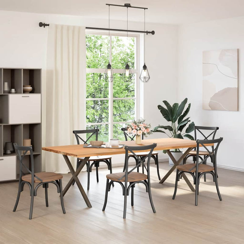 Picioare pentru măsuță de cafea în formă de A, 2 buc., 70x(30-31) cm, oțel