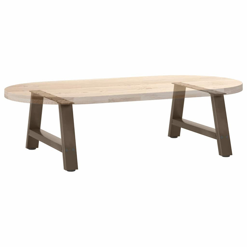 Picioare pentru măsuță de cafea în formă de A, 2 buc., 70x(30-31) cm, oțel