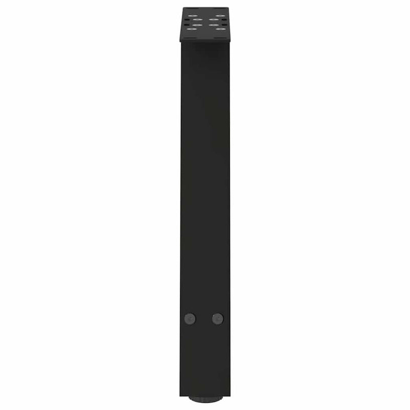 Picioare pentru măsuță de cafea în formă de A, 2 buc., negru, 38x(42-43) cm, oțel