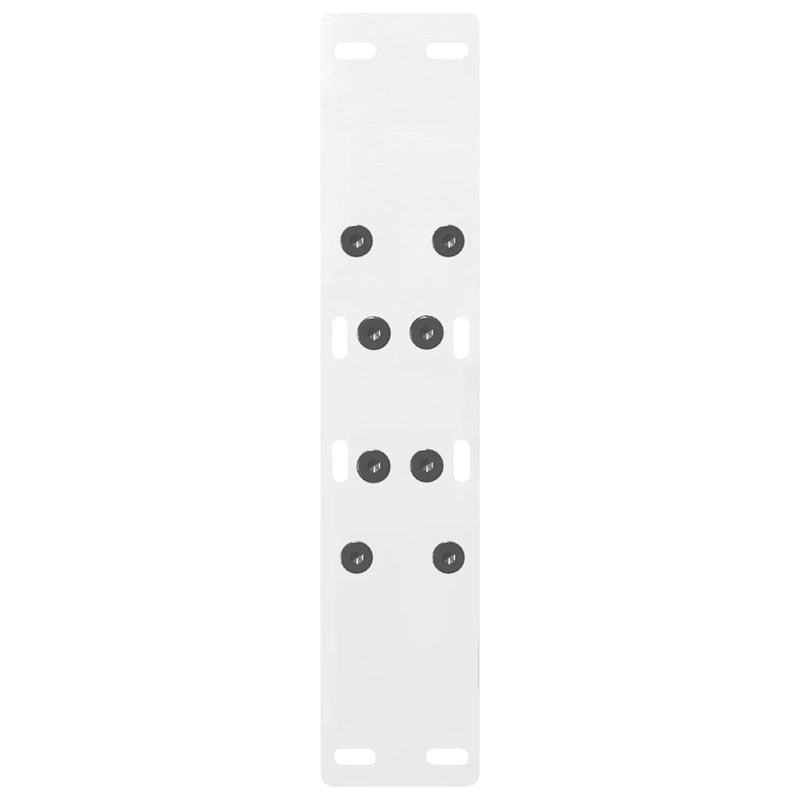 Picioare pentru măsuță de cafea în formă de A, 2 buc., alb, 38x(42-43) cm, oțel
