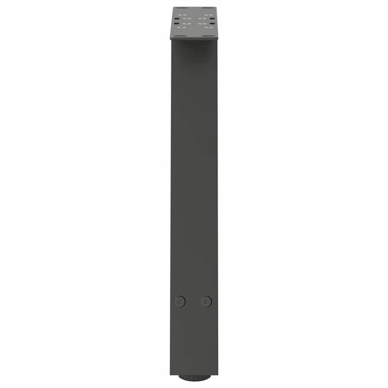 Picioare pentru măsuță de cafea în formă de A, 2 buc., antracit, 38x(42-43) cm, oțel