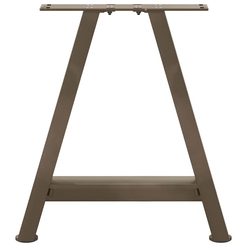 Picioare pentru măsuță de cafea în formă de A, 2 buc., 38x(42-43) cm, oțel