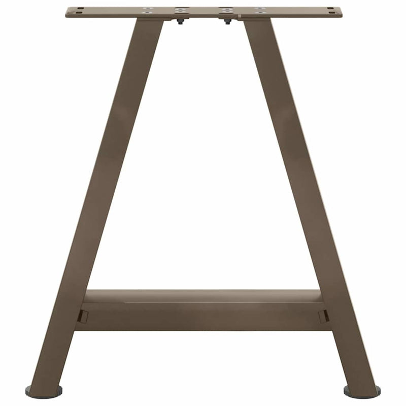 Picioare pentru măsuță de cafea în formă de A, 2 buc., 50x(42-43) cm, oțel