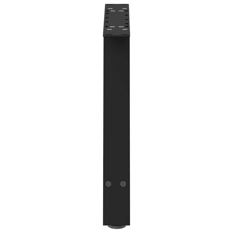 Picioare pentru măsuță de cafea în formă de A, 2 buc., negru, 60x(42-43) cm, oțel