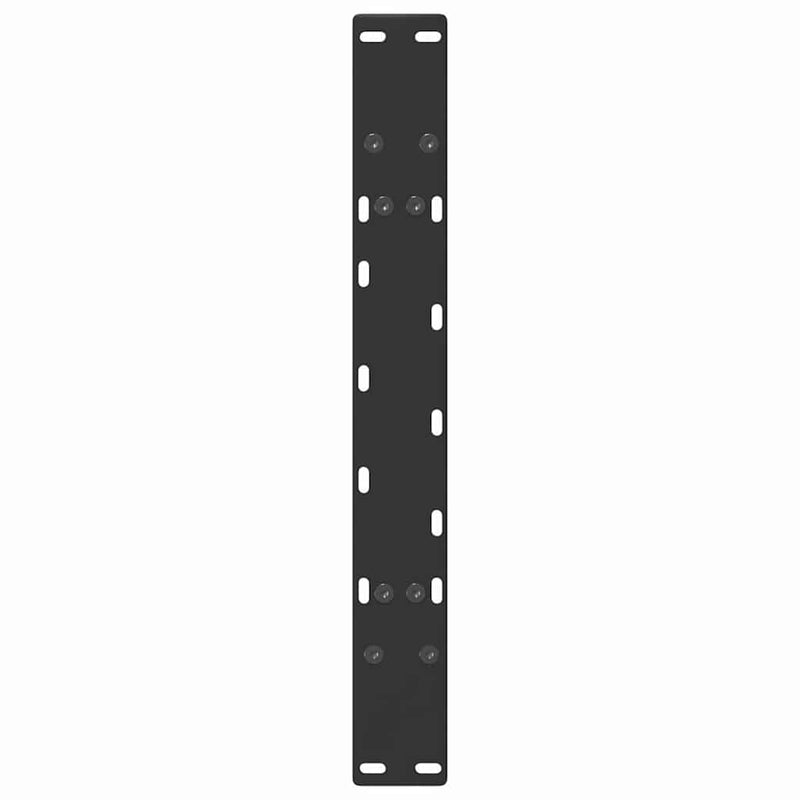 Picioare pentru măsuță de cafea în formă de A, 2 buc., negru, 60x(42-43) cm, oțel