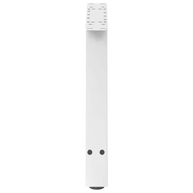 Picioare pentru măsuță de cafea în formă de A, 2 buc., alb, 60x(42-43) cm, oțel