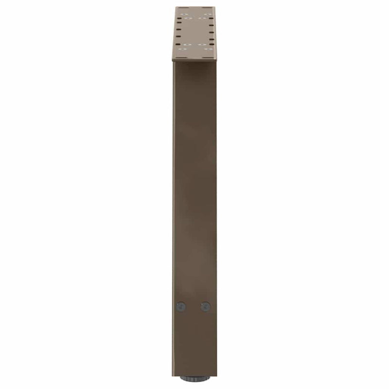 Picioare pentru măsuță de cafea în formă de A, 2 buc., 60x(42-43) cm, oțel