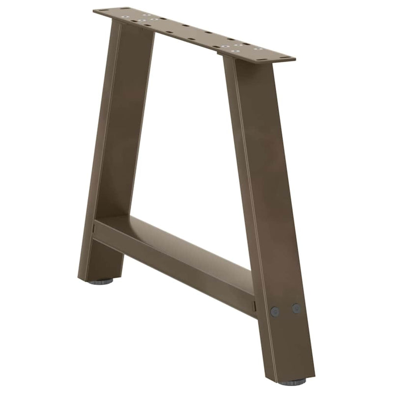 Picioare pentru măsuță de cafea în formă de A, 2 buc., 70x(42-43) cm, oțel