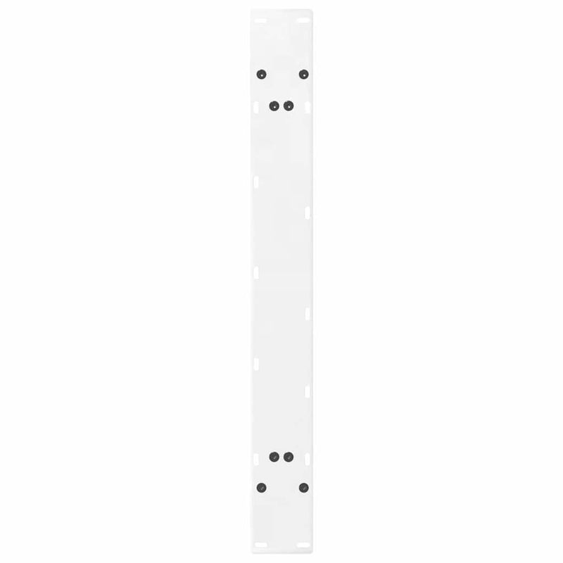 Picioare de masă în formă de A, 2 buc., alb, 90x(72-73) cm, oțel