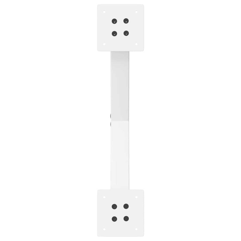 Picioare pentru măsuță de cafea în formă de X, 2 buc., alb, 60x(30-31) cm, oțel