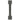 Picioare de masă în formă de X, 2 buc., antracit, 80x(72-73) cm, oțel