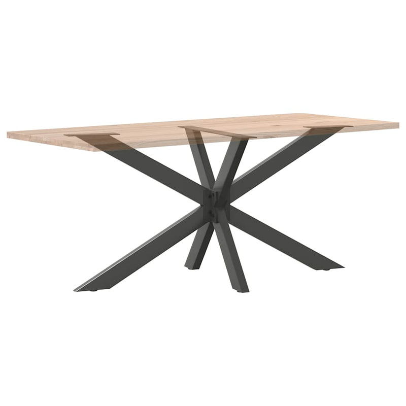 Picior masă de sufragerie, formă de păianjen, antracit, 150x78x(72-73) cm, oțel
